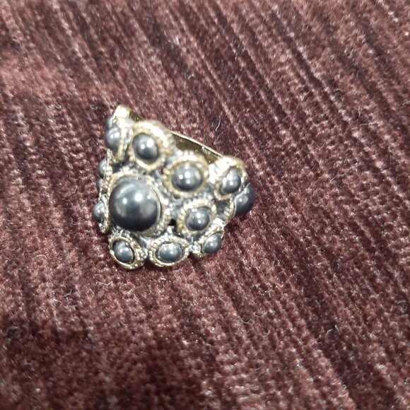 Vintage whimsigoth multi stone ring - Picture 10 of 12